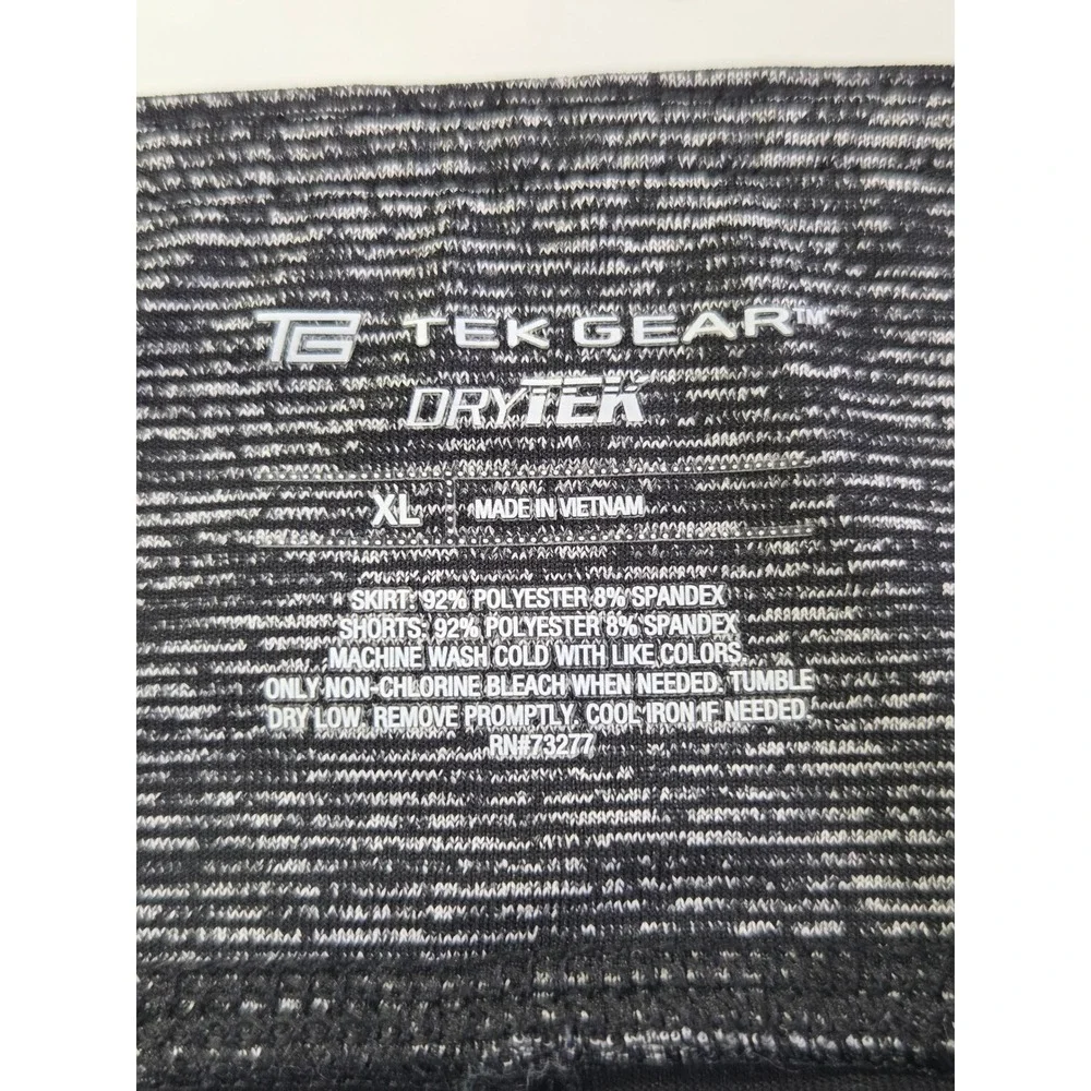 Tek Gear DryTek Skort Women XL Gray Heathered Activewear Tennis Golf Skirt